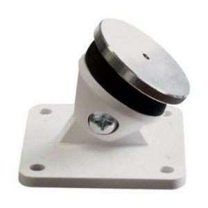 Cooper Fulleon 1341-CSA Adjustable Keeper Plate for Electromagnetic Door Release Units – White – 45mm Diameter